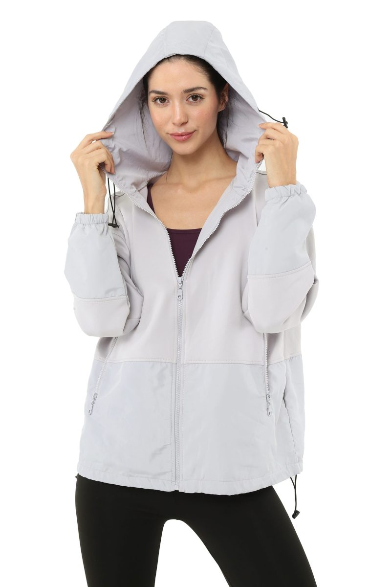 Scorp Hurricane Kadın Outdoor Kapüşonlu Sweatshirt Gri